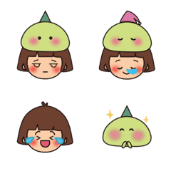 [LINE絵文字] Matcha girlの画像