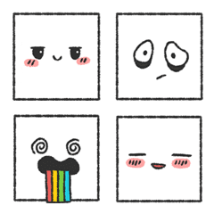 [LINE絵文字] square u a lotの画像