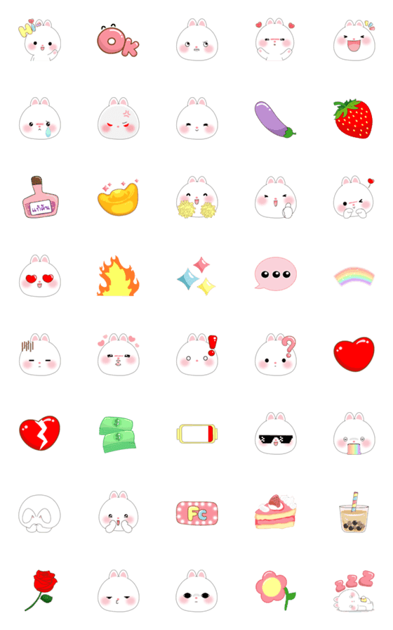 [LINE絵文字]Taicutie Emojiの画像一覧