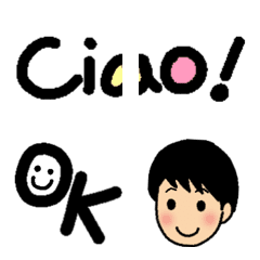 [LINE絵文字] かわいいイタリア語の絵文字の画像