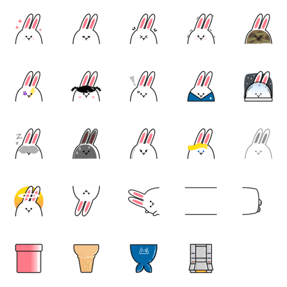 [LINE絵文字]A-Shi Emoji 3の画像一覧