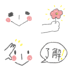 [LINE絵文字] シンプル◇組み合わせ絵文字2の画像