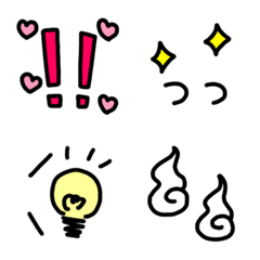 [LINE絵文字] 使いやすそうな絵文字の画像