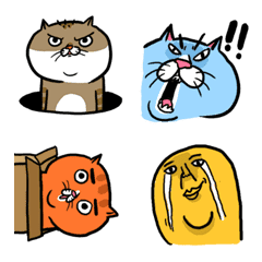 [LINE絵文字] ehcat emoji 3の画像