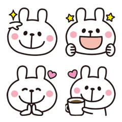 [LINE絵文字] 大人かわいい♡うさぎの絵文字の画像