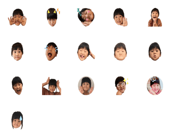 [LINE絵文字]my faceの画像一覧