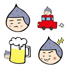 [LINE絵文字] どんぐり坊主テツオの画像
