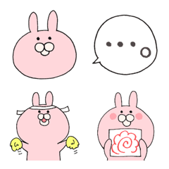 [LINE絵文字] ゆるめのうささんの画像