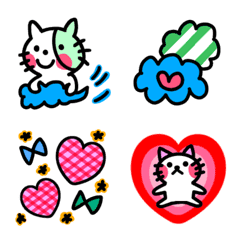 [LINE絵文字] オシャレかわいい ねこまみれ2の画像