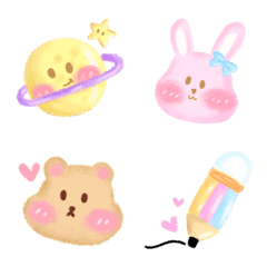 Cutie emoji : kawaii crayon