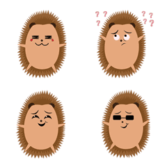 [LINE絵文字] Hedgehog lifeの画像