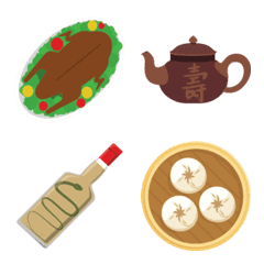 [LINE絵文字] Dinning in Chinese Restaurantの画像