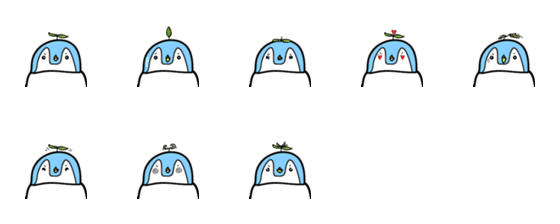 [LINE絵文字]newbie Penguinの画像一覧