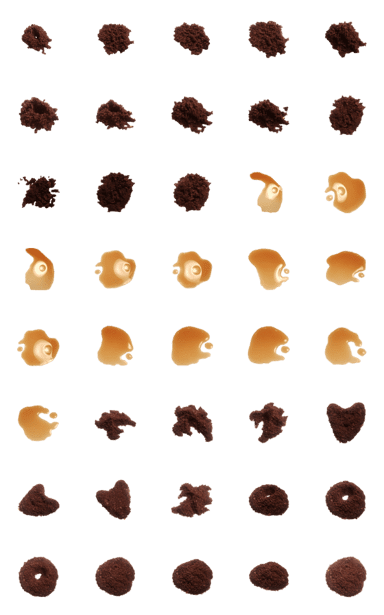 [LINE絵文字]Awesome coffee is getting smallerの画像一覧