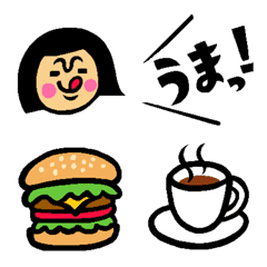 [LINE絵文字] ザ・ごはんに役立つ絵文字集の画像