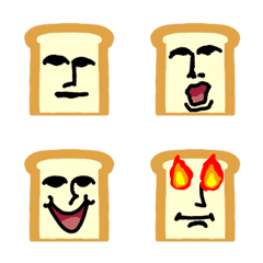 [LINE絵文字] 食パンの画像