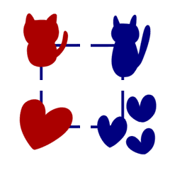 [LINE絵文字] 大人かわいいシンプルにつなぐ手紙1の画像