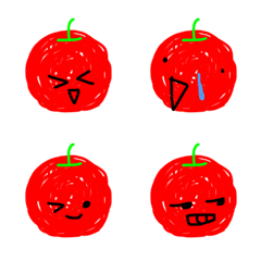[LINE絵文字] りんごの絵文字の画像