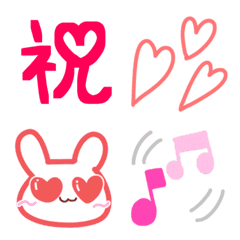 [LINE絵文字] 大人かわいい♡シンプル絵文字の画像