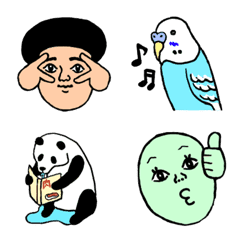 ほんわか いやしの絵文字 第5弾の絵文字メイン画像