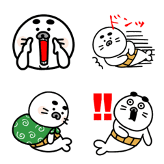 [LINE絵文字] アザラシのおっさん3の画像