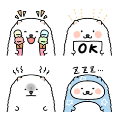 [LINE絵文字] ゆるかわポメラニアンさん絵文字の画像