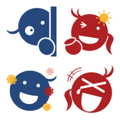 man ＆ woman's storyの絵文字メイン画像