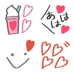 [LINE絵文字] 大人シンプル♡マーカー絵文字の画像