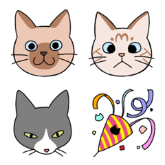 [LINE絵文字] T-CATS 絵文字の画像