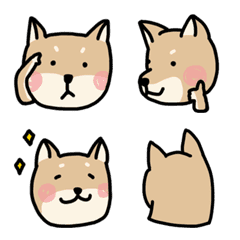 [LINE絵文字] chaihe's shiba emojiの画像