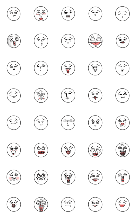 [LINE絵文字]Hehehe emojiの画像一覧