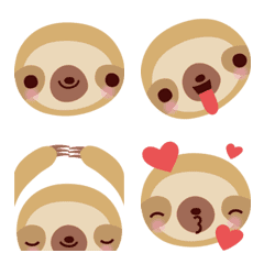 [LINE絵文字] Sloth Love Emojiの画像