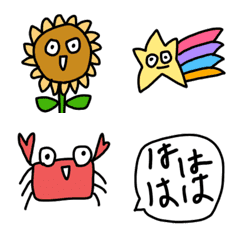 [LINE絵文字] ちょっとあたまのわるそうな絵文字(2)の画像