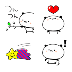 [LINE絵文字] ちょろちょろパンダの画像