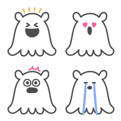 [LINE絵文字] めんだこオバケ * のえもじの画像