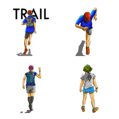 [LINE絵文字] Runner - Trail Runnerの画像