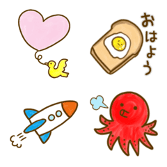 毎日使える♥やさしい絵文字の絵文字メイン画像