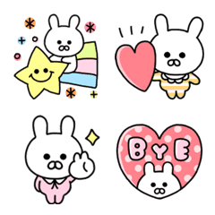 ぽてっとした赤ちゃんうさぎ♡*+の絵文字メイン画像
