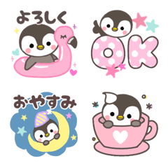 [LINE絵文字] funny penguinsの画像