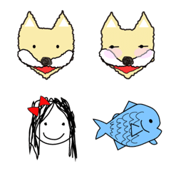 [LINE絵文字] kitsune+の画像