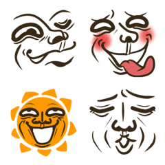 顔がしつこい絵文字の絵文字メイン画像