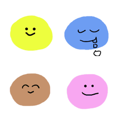 カラフルまんまる絵文字＆使いやすいの絵文字メイン画像