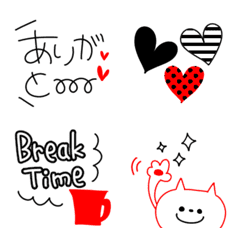 BRW ～ 使える3色Emoji ～の絵文字メイン画像