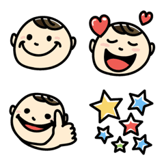 [LINE絵文字] 赤ちゃん絵文字「すばる」の画像