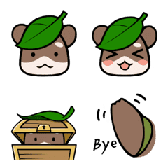 [LINE絵文字] Cute forest bear cubの画像