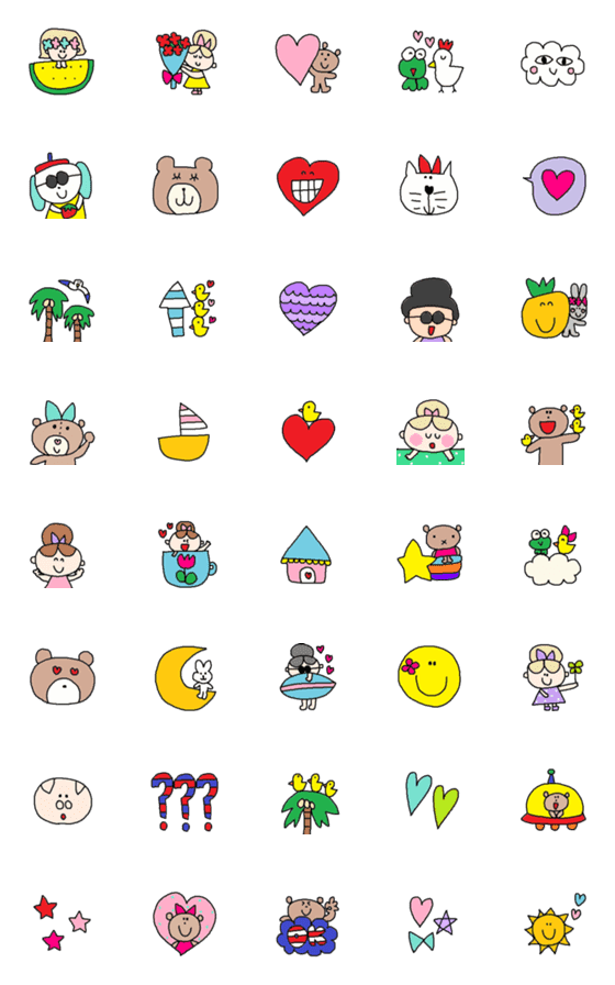 [LINE絵文字]Lilo emoji79の画像一覧