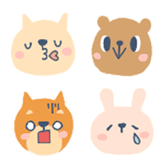 [LINE絵文字] Lovely animals gangの画像