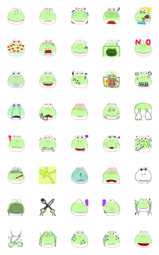 [LINE絵文字]Prince Frogの画像一覧