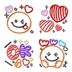 [LINE絵文字] ぷるっぷる♡かわいいスマイル♡の画像