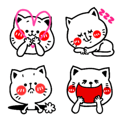 [LINE絵文字] 普段使い 猫の画像